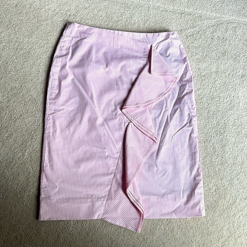 J. Crew Pinstripe Pencil Skirt - size 8P